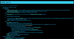 Desktop Screenshot of lapo.it